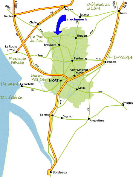 Situation dans le département des Deux-Sèvres